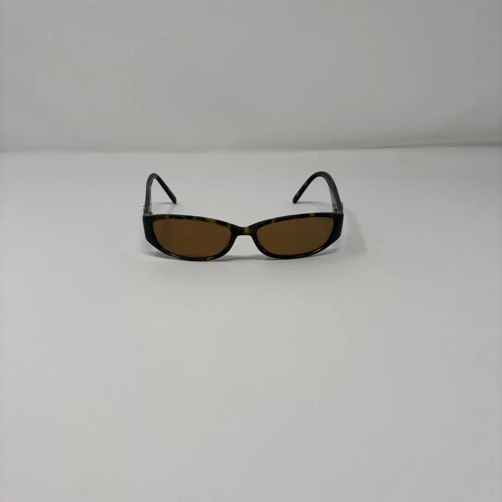 Kirkland Signature Sunglasses Girls Brown Havana‎ Oval Floral Y2K Aesthetic